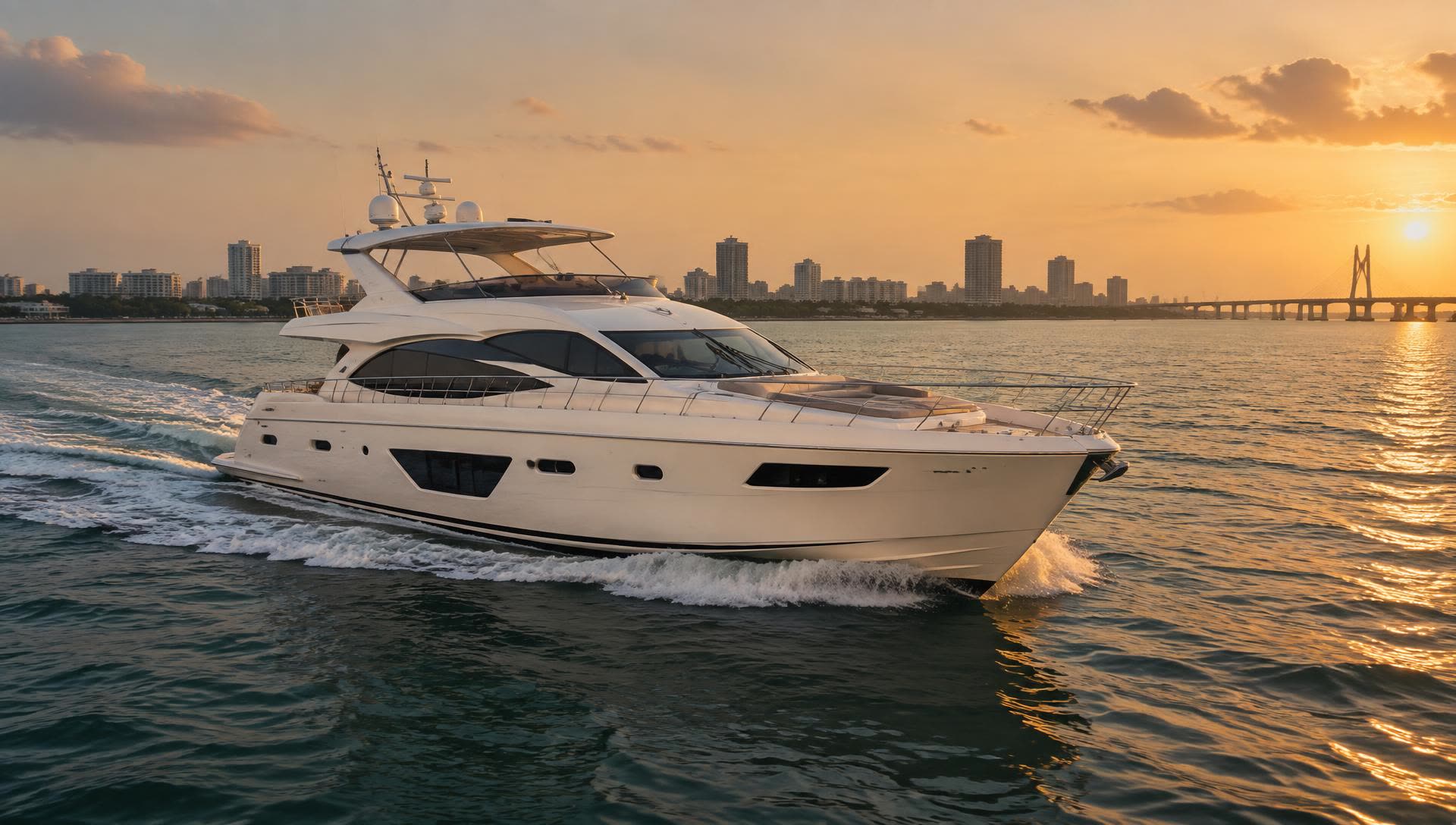 Private charter yacht